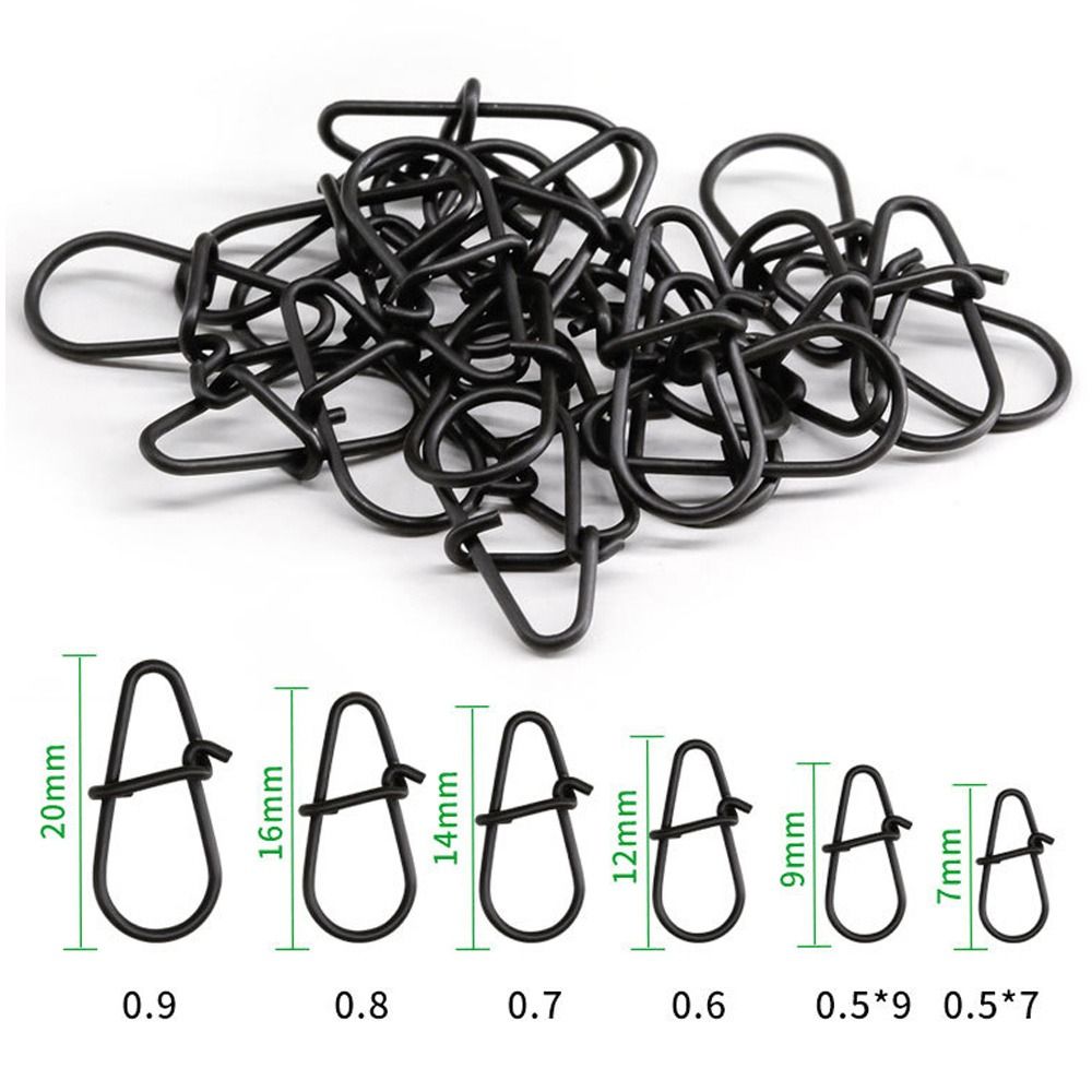 100Pcs/lot Matte black Snap Fi - Fishing Hook Box 评论和价格