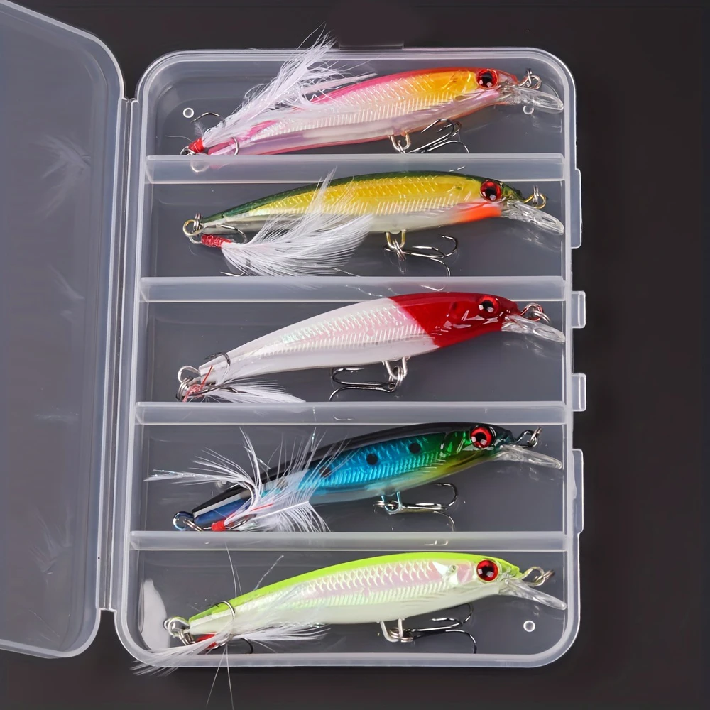 Laser 3D Eyes Bionic Minnow Fi - Fishing Hook Box 评论和价格