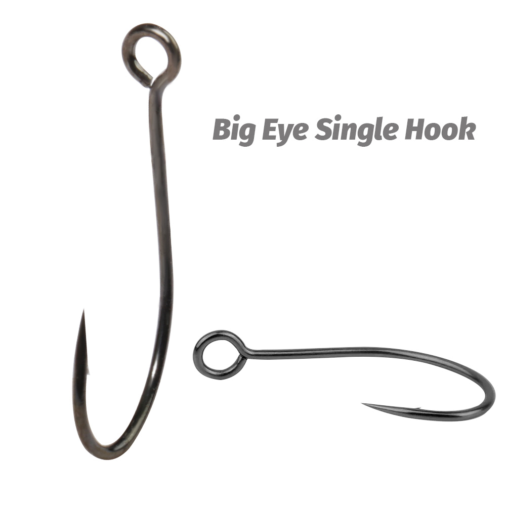 20PCS Big Ring Single Hooks 2# - Fishing Hook Circle 评论和价格