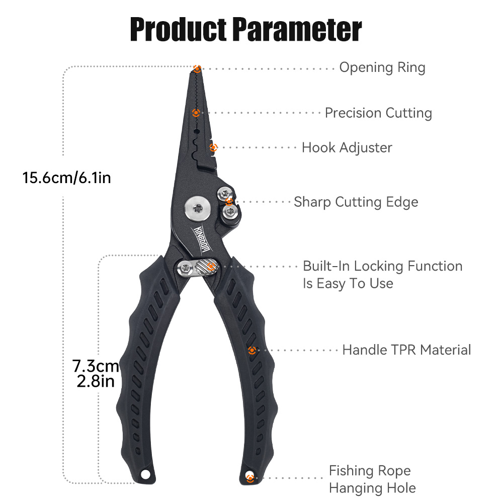 Kingdom Fishing Pliers Multifu - Fishing Hook Remover 评论和价格