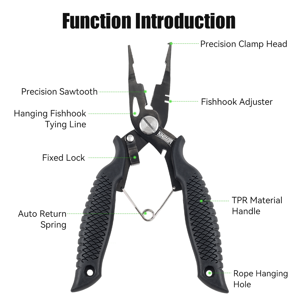 Kingdom Fishing Pliers Multifu - Fishing Hook Remover 评论和价格