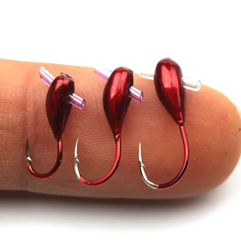 10/20PCS Winter Ice Fishing Ho - Fishing Hook Offset 评论和价格