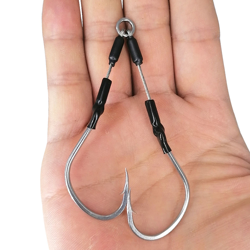 2pairs/bag Slow Fast Jigging H - Fishing Hook Assortment 评论和价格