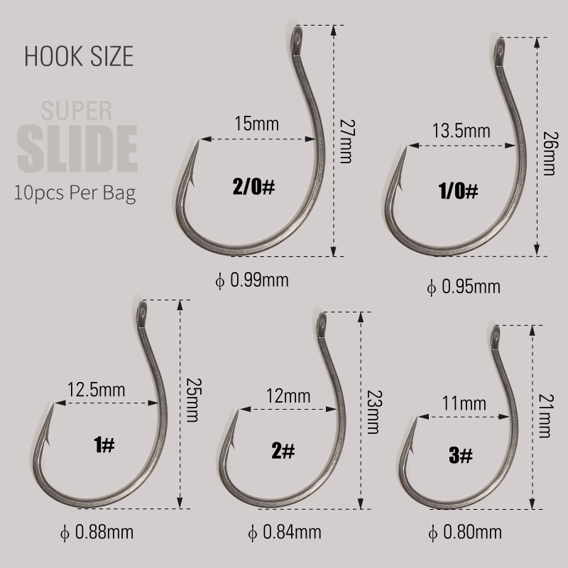 LUREHOLIC PTFE Super Slide Wac - Fishing Hook Offset 评论和价格