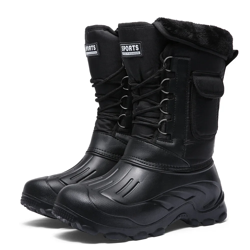 Men Winter Snow Boots Outdoor  - Fishing Hook 评论和价格