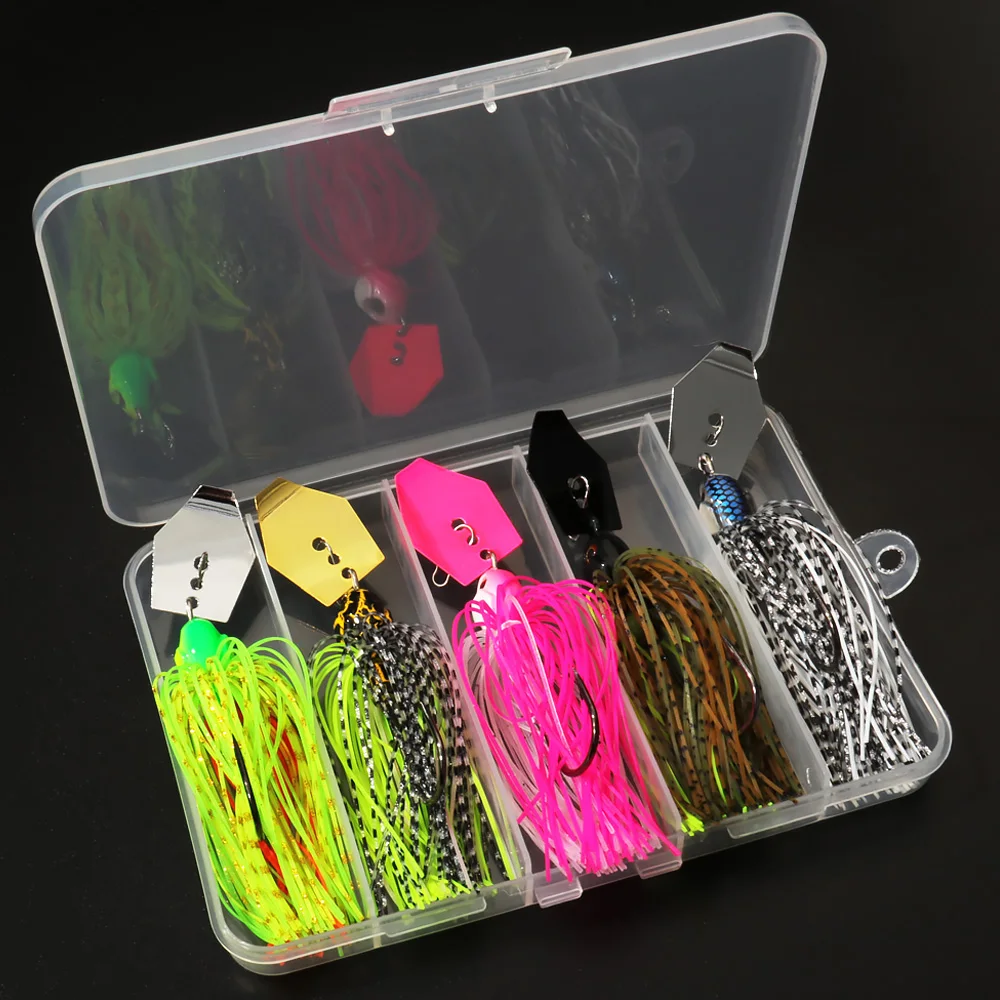Spinner Bait 7g/9g/12g/14g/21g - Fishing Hook Weedless 评论和价格