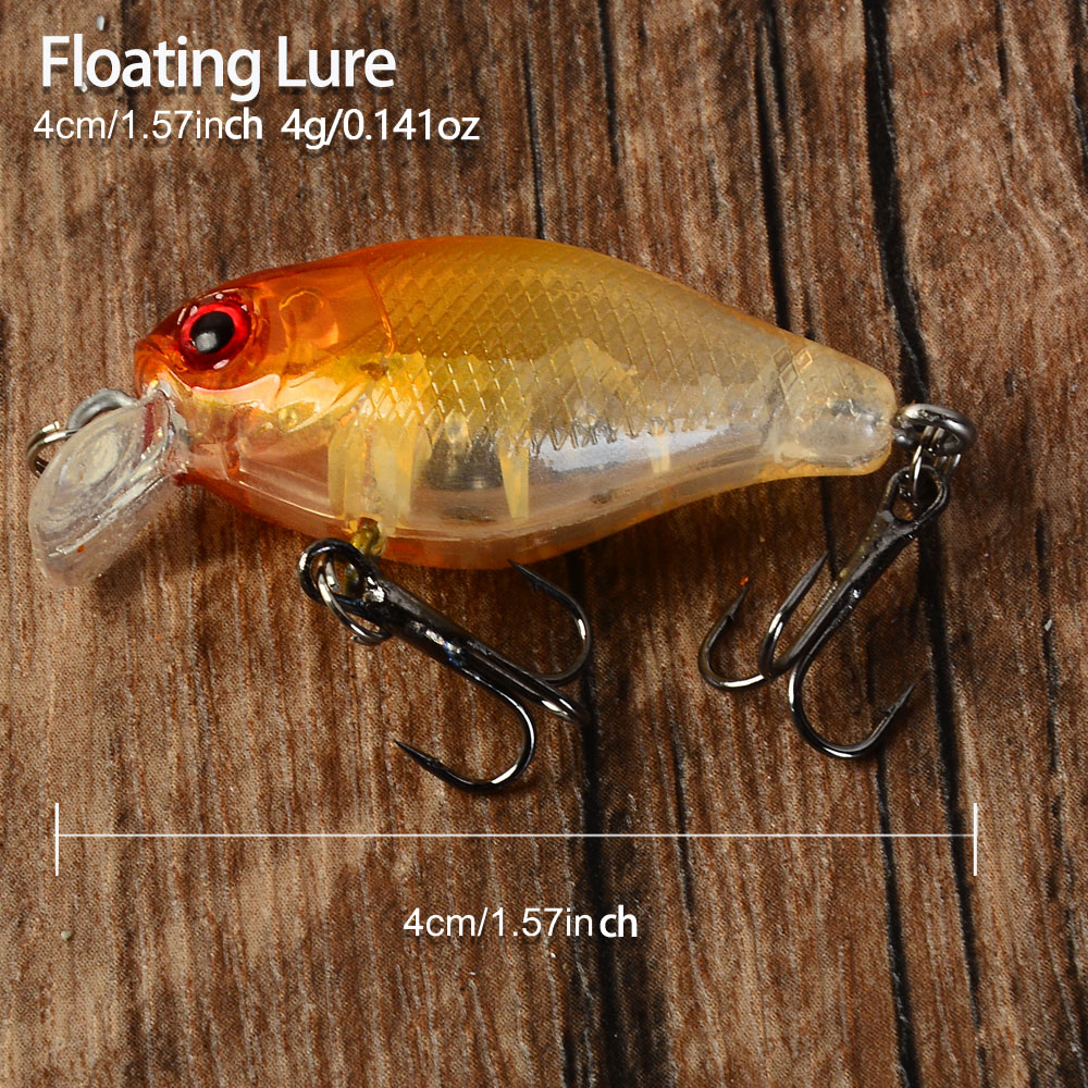 5pcs Floating Crankbaits Bait  - Fishing Hook Treble 评论和价格