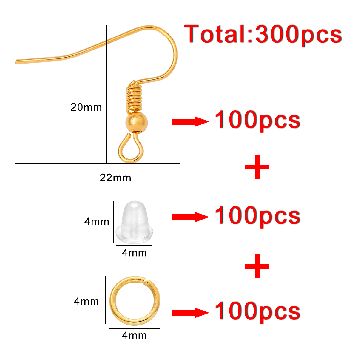 100-300pcs/Lot Hypoallergenic  - Fishing Hook Assortment 评论和价格