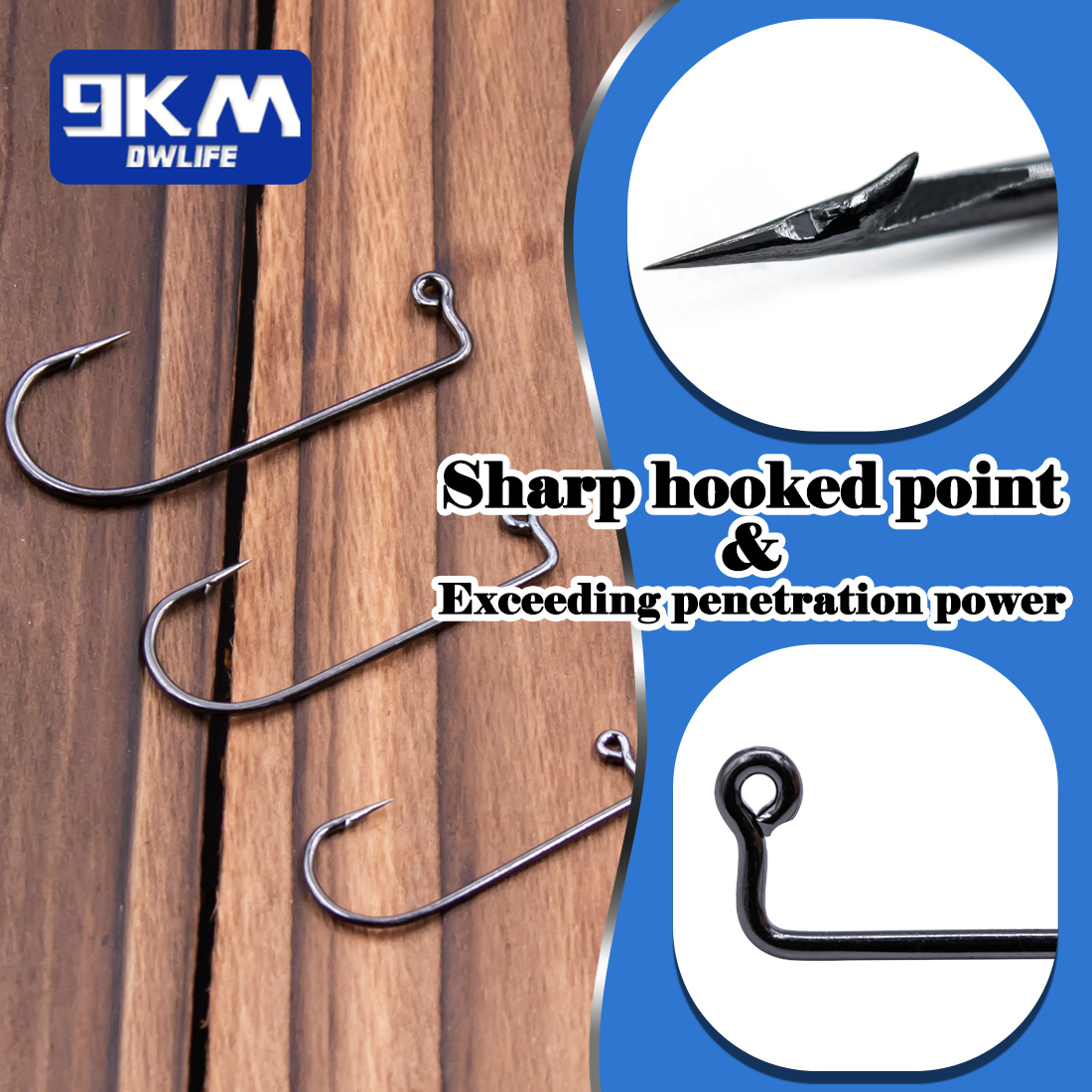 Fishing Jig Hook 50~200Pcs 90  - Fishing Hook Barbless 评论和价格