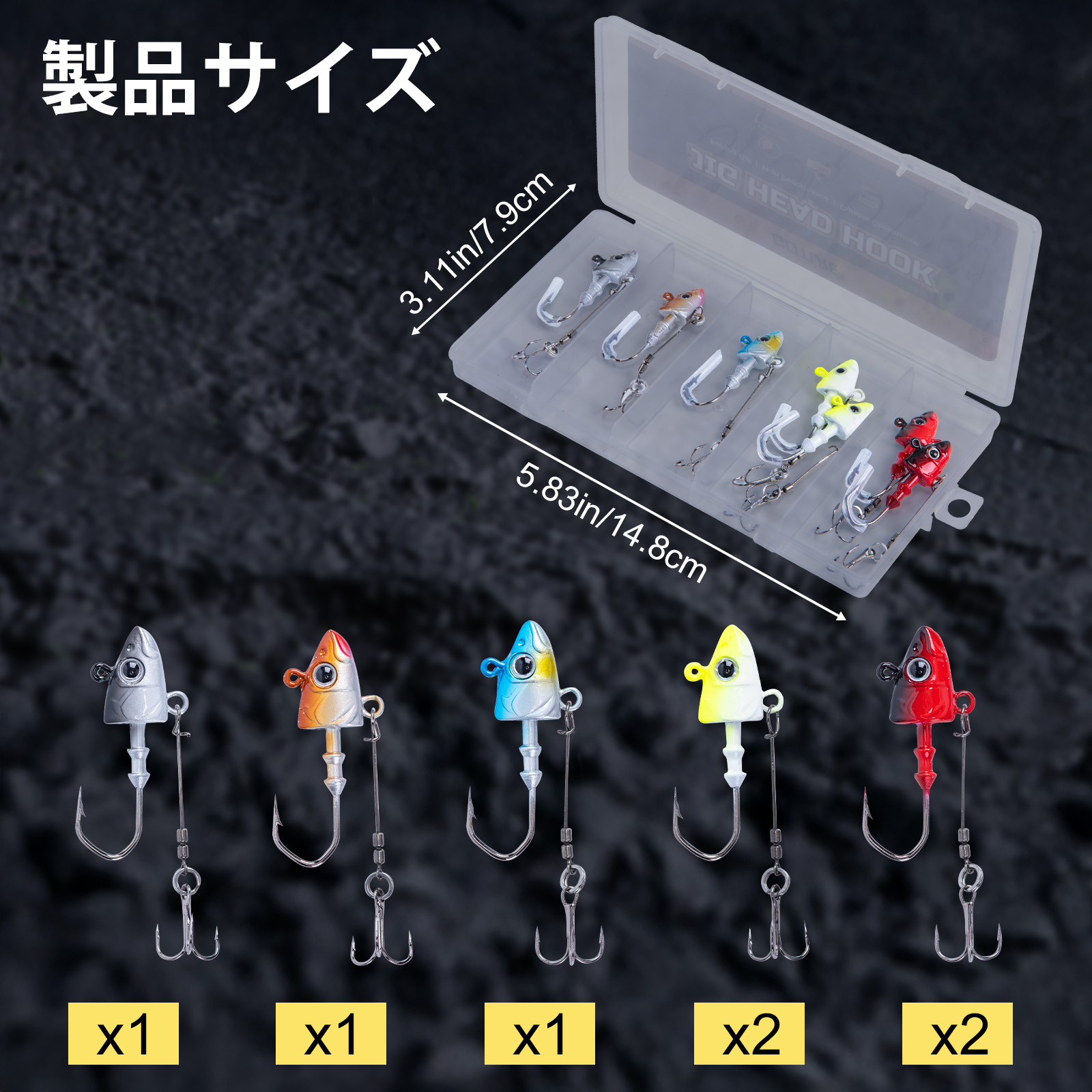 Goture 1/box Fishing Accessori - Fishing Hook Box 评论和价格