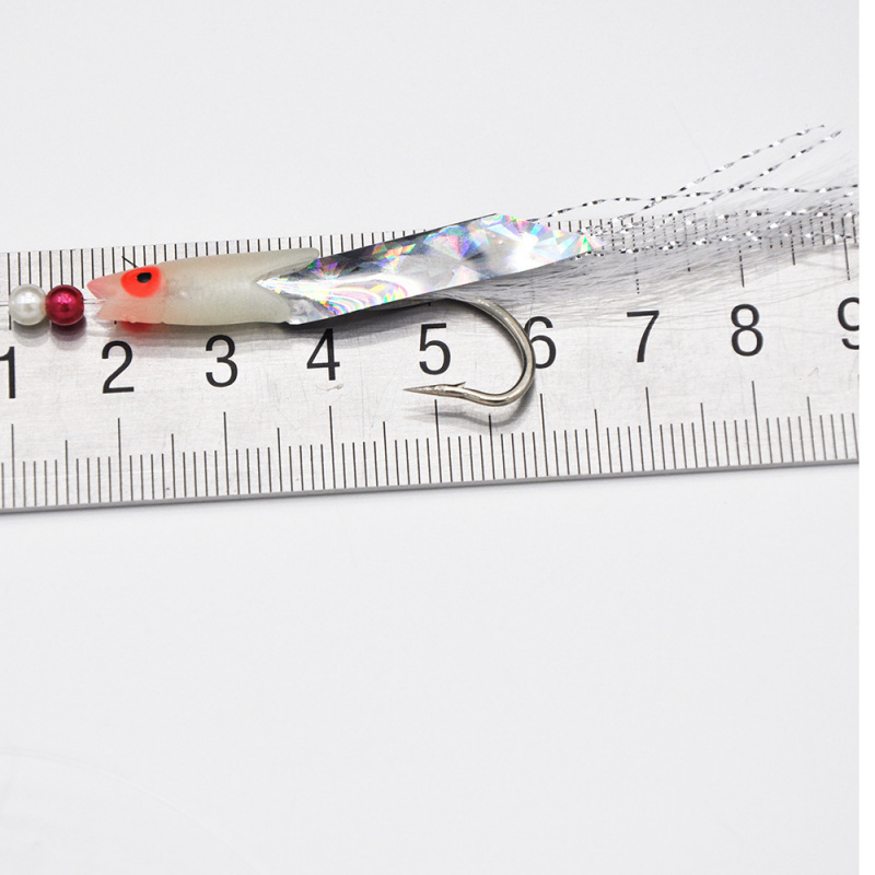 5 Pcs/Set Multi-Color Soft Sil - Fishing Hook Assortment 评论和价格