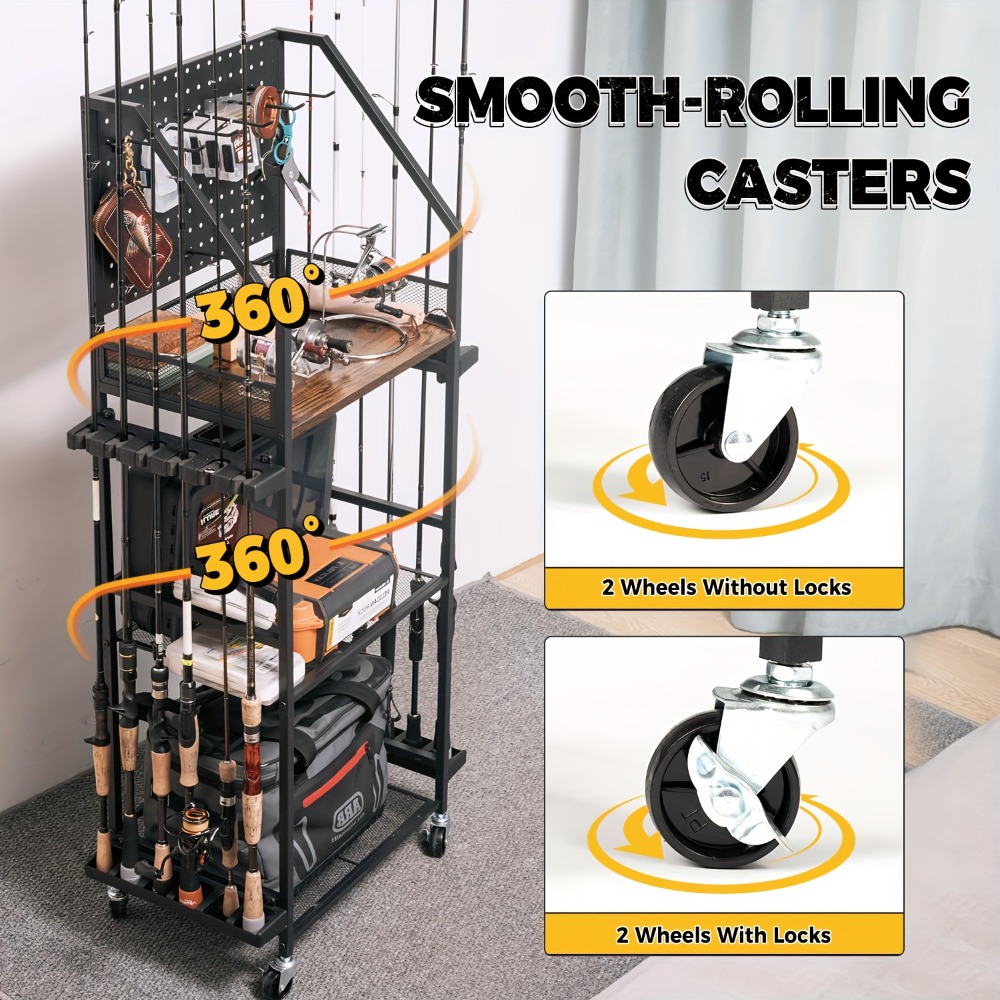 Fishing Rod Holders for Garage - Fishing Hook Box 评论和价格