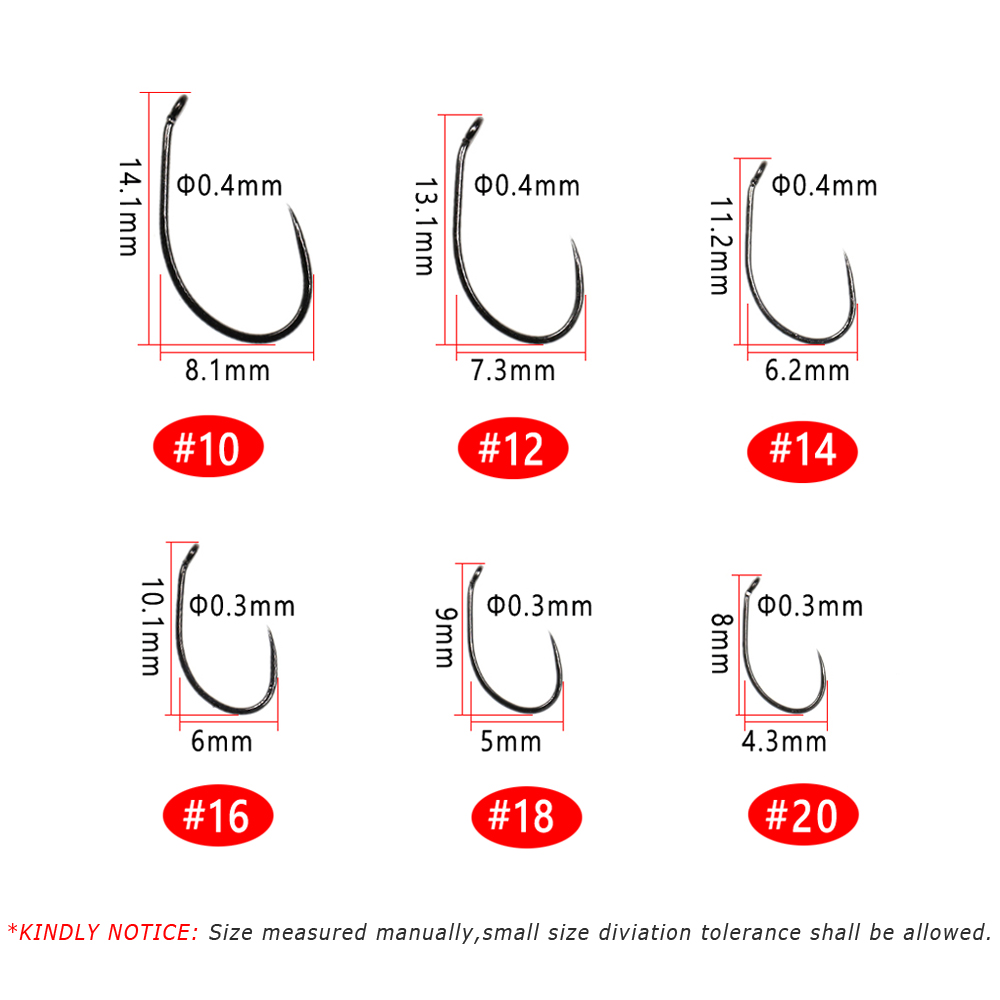 Bimoo 30PCS High Carbon Steel  - Fishing Hook Barbless 评论和价格