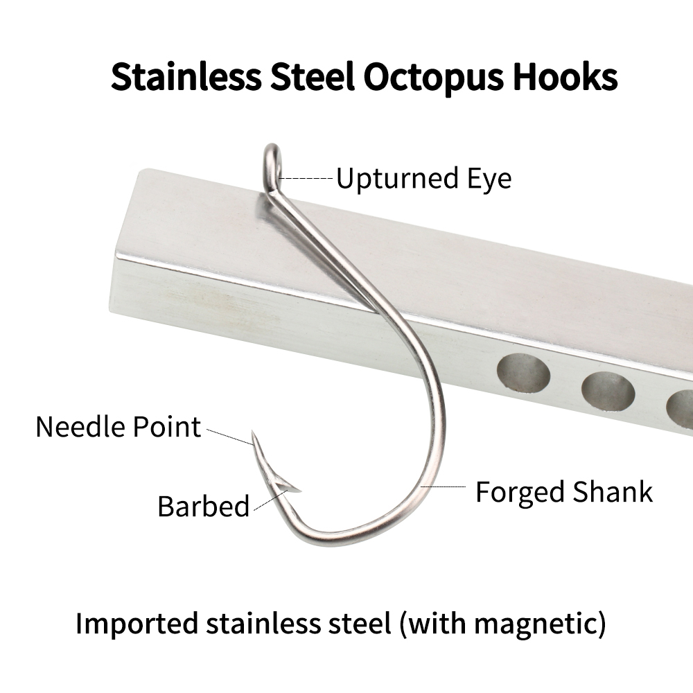 Ellllv Stainless Steel Octopus - Fishing Hook Barbless 评论和价格