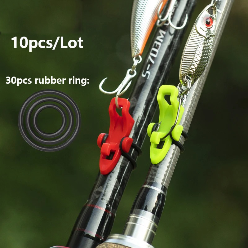 10-30pcs Fishing Rod Pole Hook - Fishing Hook Box 评论和价格